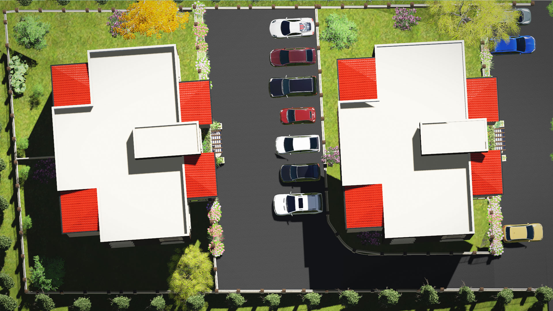 Architecture & engineering design & rendering for Touairi Residential building 171.